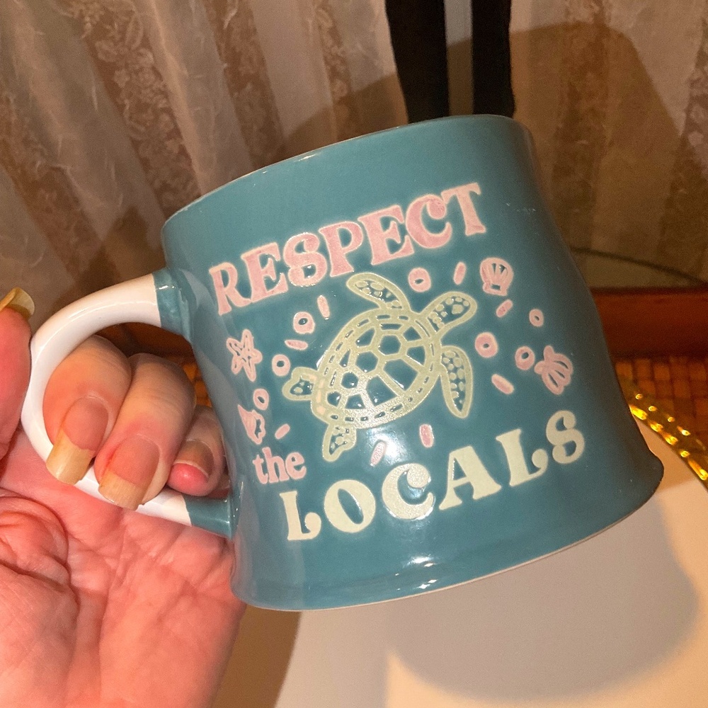 Respect Locals Turtle Coffee Cup/Mug by Global Design Connections